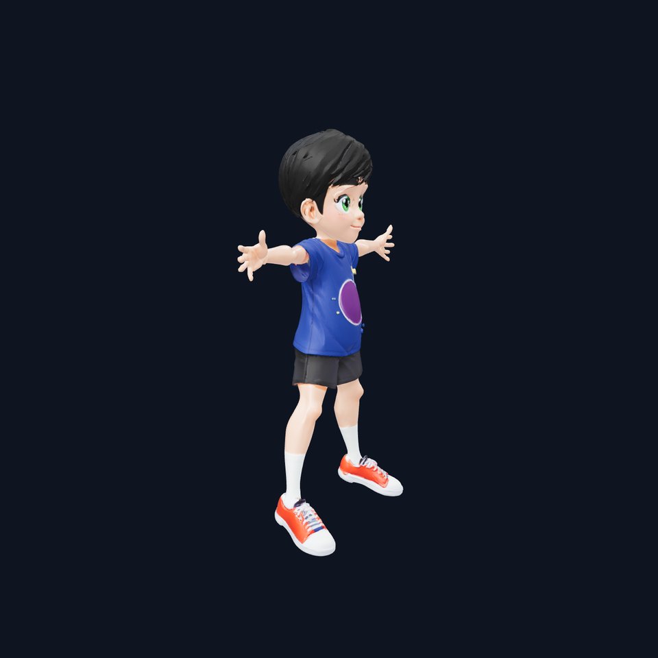 Animated Character Boy model pack